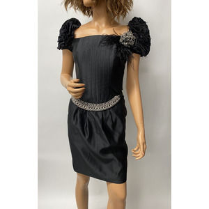 sustainable fashion dress handmade added jewelry Size 2